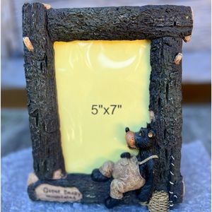 New 5”x7” Rustic Bear Picture Frame